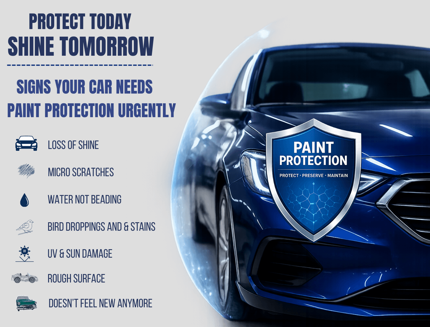 Top Signs Your Car Needs Paint Protection ASAP